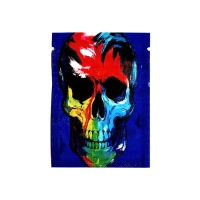 SMELL PROOF BAG SMALL DESIGN 100PK - SKULL