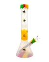 STRATUS SILICONE AND GLYCERIN GLASS WATER PIPE - ASSORTED