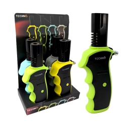 TECHNO TORCH LIGHTER 4PC 19618 - ASSORTED