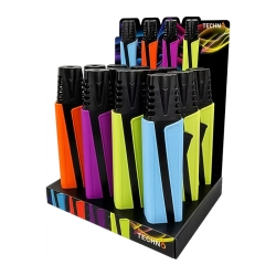 TECHNO TORCH LIGHTER 12PC 19620A - ASSORTED