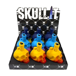 TORCH LIGHTER 9PC 17017A - SKULL