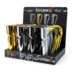 TECHNO TORCH LIGHTER 12PC 06832 - CARABINER