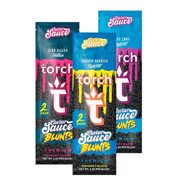 TORCH CAVIAR SAUCE BLUNTS 2.2G 10CT/2PK TORCH CAVIAR SAUCE BLUNTS 2.2G 10CT/2PK