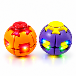 FIDGET BALL SPINNER 12CT - LED 2668