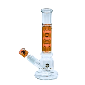 TSUNAMI WATERPIPES GLYCERINE THREE RINGS 10" WP