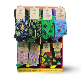 MATRIX UNCLE BOBS SOCKS DISPLAY - 64 PAIRS ASSORTED