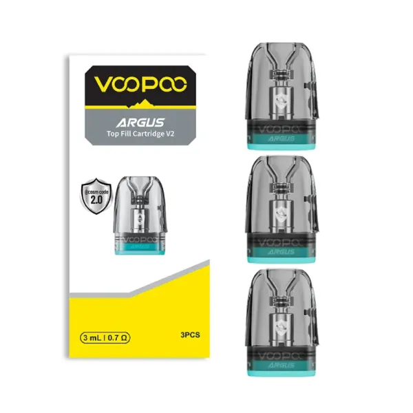 VOOPOO ARGUS TOP FILL CART V2 3ML 3PK VOOPOO ARGUS TOP FILL CART V2 3ML 3PK