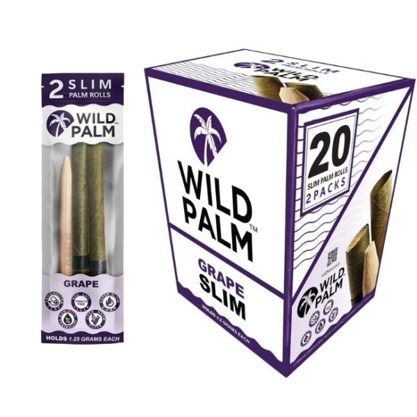 WILD PALM SLIM ROLLS 20CT 2PC