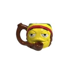 RASTA STONER EMOJI MUG