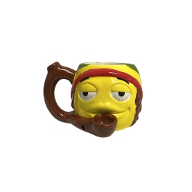 RASTA STONER EMOJI MUG