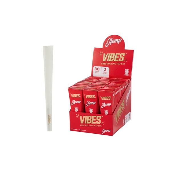 VIBES CONES COFFIN KING SIZE HEMP RED VIBES CONES COFFIN KING SIZE HEMP RED