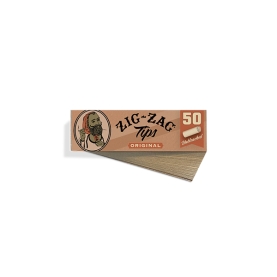 ZIG ZAG ORIGINAL UNBLEACHED ROLLING TIPS