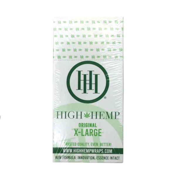HIGH HEMP ORIGINAL XLARGE WRAPS 15CT HIGH HEMP ORIGINAL XLARGE WRAPS 15CT