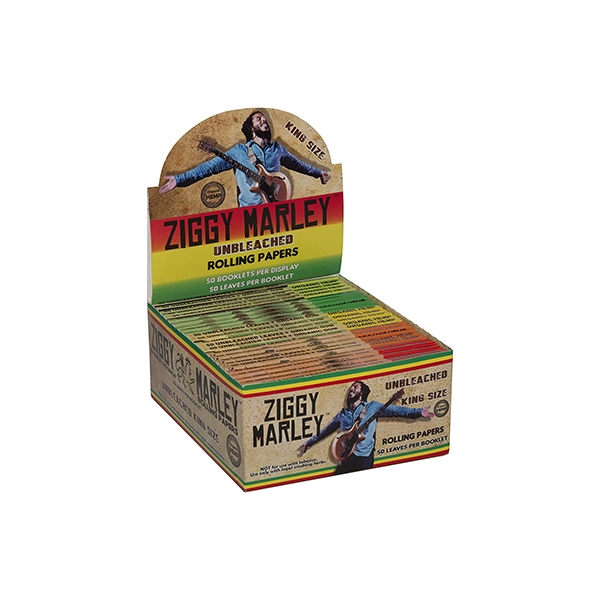ZIGGY MARLEY UNBLEACHED HEMP PAPERS KING SIZE