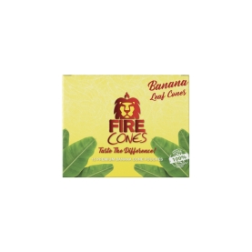 FIRE BANANA LEAF CONE - BOX