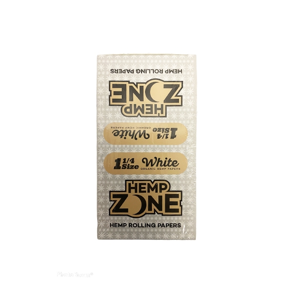 HEMP ZONE WHITE ORGANIC HEMP 1 1/4 25CT