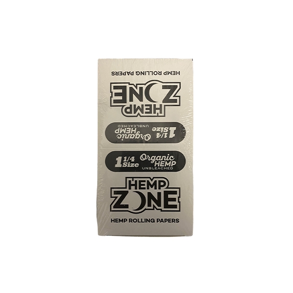 HEMP ZONE ORGANIC HEMP UNBLEACHED 1 1/4 25CT