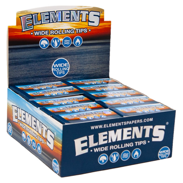 ELEMENTS WIDE TIPS NON PERFORATED 50CT ELEMENTS WIDE TIPS NON PERFORATED 50CT