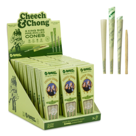 GROLLZ C&C ORGANIC CONE GREEN 24/3PK - KING SIZE