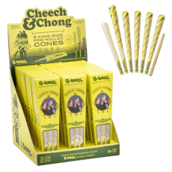 GROLLZ C&amp;C UNBLEACHED BAMBOO KS CONES 6X24CT