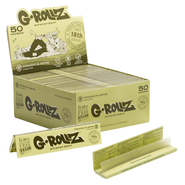 GROLLZ MEDICAGO SATIVA EXTRA THIN KS PAPERS 50X50CT