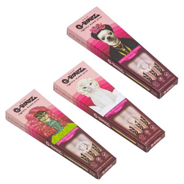 GROLLZ PETS PINK 1 1/4 CONES 6X24CT