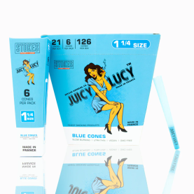 JUICY LUCY BLUE CONES 21PK DISPLAY