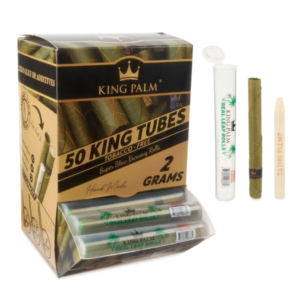 KING PALM CONES DISPENSER TUBES KS 50CT - NATURAL KING PALM CONES DISPENSER TUBES KS 50CT - NATURAL