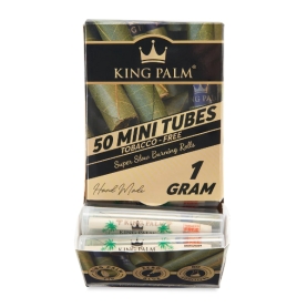 KING PALM CONES DISPENSER TUBES MINI 50CT - NATURAL