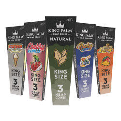 KING PALM HEMP CONES KING SIZE 3PC/30CT
