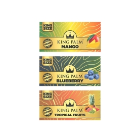 KING PALM PAPERS KING SIZE W/ MAGNET & TIP 22CT