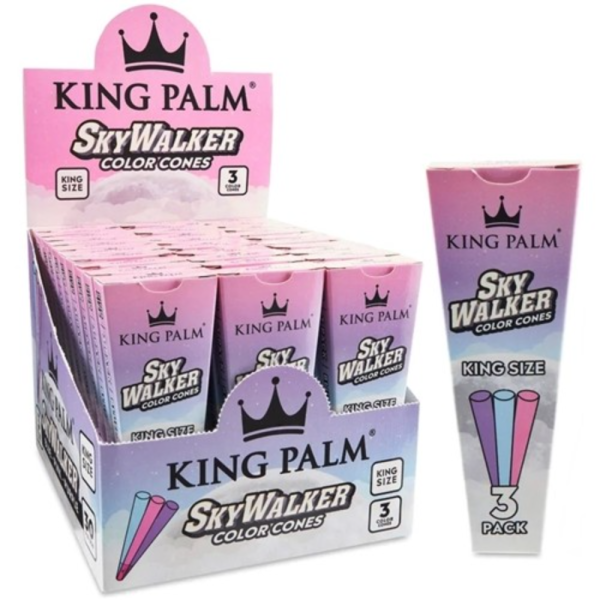 KING PALM SKYWALKER COLOR CONES KING SIZE 30CT