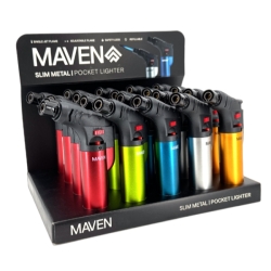 MAVEN SLIM METAL TORCH 98-1149M 20CT - ASSORTED