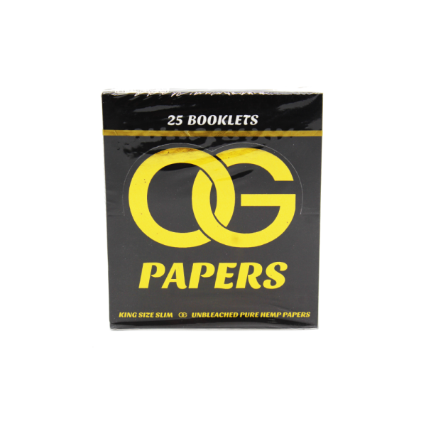 OG PAPERS KS SLIM UNBLEAHED 25CT