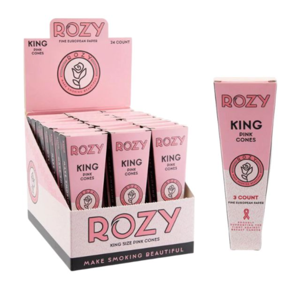 ROZY PINK CONES 24CT