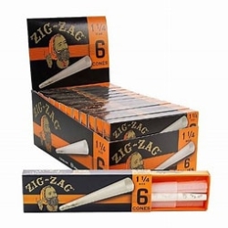 ZIG ZAG CONES 1 1/4 DISPLAY 12PK 24CT