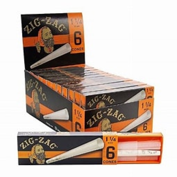 ZIG ZAG CONES 1 1/4 DISPLAY 12PK 24CT