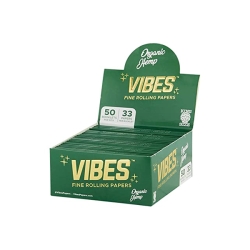 VIBES PAPERS ORGANIC HEMP KING SIZE SLIM GREEN